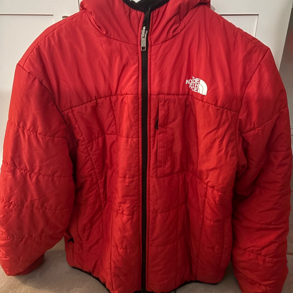 The North Face Kids Bright Red Puffer Jacket